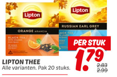 lipton thee 20 orange arancia black tea with grande russian earl grey hero pak stuks stuk 