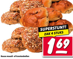 klik op dit plaatje voor een vergroting en voor vergelijkbare aanbiedingen gerelateerd aan 
 4 muesli krentenbollen zak stuks   4 muesli krentenbollen zak stuks