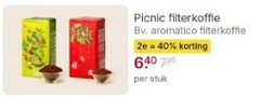  picnic koffie 40 filterkoffie aromatico 2e stuk 