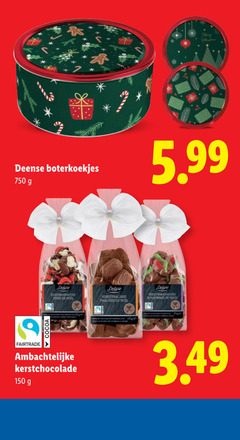  chocolade 150 750 deense boterkoekjes 5.99 cocoa noel fairtrade ambachtelijke kerstchocolade kerstpralines 