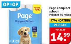  page toiletpapier 40 schoon vleugje katoen rollen voordeel 3d wave textuur reinigt beter pak 