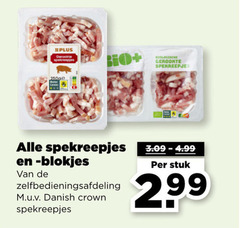  spekreepjes gerookte bio biologische blokjes zelfbedieningsafdeling danish crown stuk 