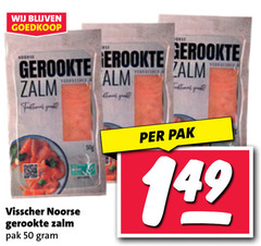  gerookte zalmfilet 50 zalm visscher noorse pak 