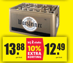 klik op dit plaatje voor een vergroting en voor vergelijkbare aanbiedingen gerelateerd aan
warsteiner krat bier 2 10 stuks warsteiner krat bier 2 10 stuks