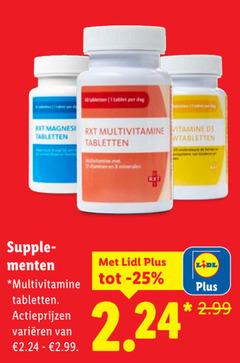  11 tablet dag multivitamine vitamine tabletten kauwtabletten mineralen supplement menten varieeren 