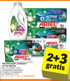  ariel wasmiddel 1 2 3 4 5 7 15 26 active odor defense febreze 4in1 fraicheur longue lenor vloeibaar big one wascapsules dozen wasbeurten varieeren 