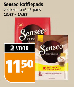  douwe egberts senseo koffiepads 2 16 zakken 36 pads class cappuccino big pack 