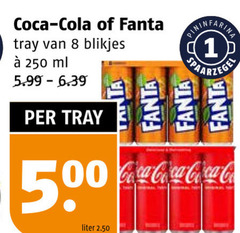 coca-cola fanta frisdrank cola 1 8 250 500 coca tray blikjes ml 5.99 liter co 