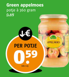  360 green appelmoes potje kilo 