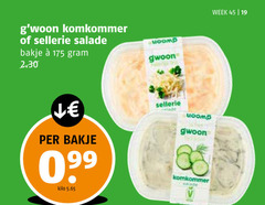  salade 19 45 komkommer sellerie bakje gwoon kilo week 