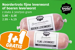  leverworst 1 2 noordertrots fijne boeren stuks 300 500 trots grove smaakvolle with kilo v.a. noorder 