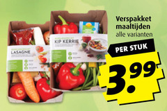  kip kerrie lasagne verspakket maaltijden stuk 3.99 