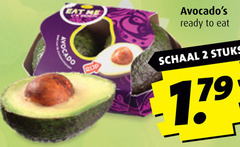  avocado 2 ready to schaal stuks 