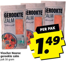  gerookte zalmfilet 50 zalm visscher noorse pak 