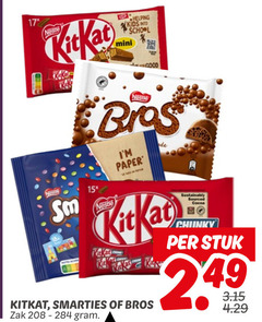  kitkat bros smarties chocoladerepen 17 nestle mini kids school good paper at zak sourced cocoa chunky stuk 