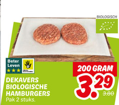  hamburgers 2 200 biologisch beter leven dieren bescherming dekavers biologische pak stuks 