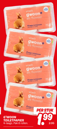  gwoon toiletpapier 4 6 voelt fluweel ultra zachte zacht to pak rollen stuk 
