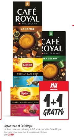  lipton cafe royal thee koffiecups 1 2 10 20 mcafee taste brussels superior switzerland award caramel flavoured coffee hazelnut russian earl grey black tea with lemon from spain tee nero limoni dalla pyramid teabags forest fruits frutti rossi strawberries france francia stuks fruit 