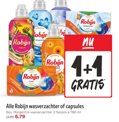  robijn wasmiddel wasverzachter 1 2 100 oude wa classics collections robin tropical langdurig frisse geur zacht morgenfris kleuren color wascapsules oplosbare wit capsules ml 