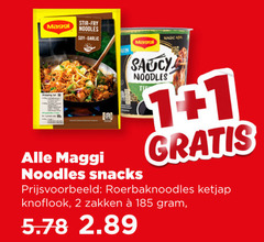  maggi noodles 1 2 fry soy garlic asa saucy snacks ketjap knoflook zakken 