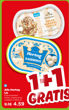  hertog ijsspecialiteit roomijs 1 2 6 100 500 yssalon pecan karamel ml vanille 2x karamelsaus stukjes pecannoot ijs classic slagroomijs bakken verse slagroom 