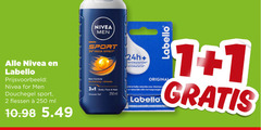  nivea douchegel 1 2 250 labello for men sport flessen ml fresh effect hydratation hydratatie new formula minerals body face hair shower gel original huiles naturelles avec vitamines natuurlijke toegevoegde formule 