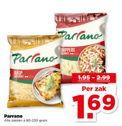  parrano geraspte kaas parlano rasp originale snippers 00 zakken zak 