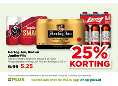  bud hertog jan jupiler blikjes bier 1 2 6 25 33 kans festival tickets 6x king beers belgische pil pils natuurzuiver traditioneel water granen hopsoorten 5 combinatie plus.nl 