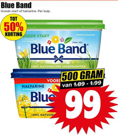  blue band margarine 8 50 99 100 500 start halvarine kuip calcium vitamines palmolive natuurlijke 