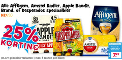  desperados brand amstel apple bandit appelcider krat bier radler speciaalbieren 3 6 25 33 affligem speciaalbier nix18 6x 300ml co cider original kratten blond beer radi pak 