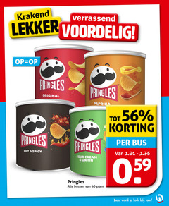  pringles chips 40 verrassend original hot spicy paprika sour cream onion bussen bus word 