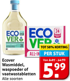  ecover wasmiddel vaatwasmiddel 28 eco wrapper free tablets all stuk waspoeder vaatwastabletten soorten 