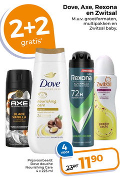  2 4 24 225 dove axe rexona zwitsal grootformaten multipakken baby care nourishing black vanilla men advanced protection 72h gel quantum poeder zacht douche ml 23 