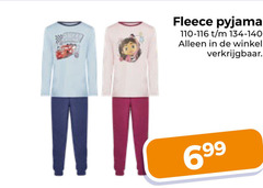  meisjes pyjama fleece 