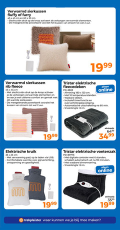  2 6 10 23 30 33 45 60 90 120 180 verwarmd sierkussen fluffy furry cm druk knop activeert verborgen elementen powerbank kussen stroom uur rib fleece activeer ultieme comfort gemak warmte tristar elektrische fleecedeken temperatuurstanden wasbare deken timerfunctie oververhittingsbeveiliging online automatische uitschakeling min snoerlengte kruik verwarming pad laden usb pijnverlichting ontspanning voetenzak digitale controller standen schakelt automatisch minuten binnenvoering trekpleister 