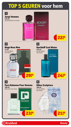  1 2 3 4 5 100 top geuren joop homme ml eau toilette heren natural spray 1.2 oz hugo boss man davidoff cool water paco rabanne pour aftershave nikos sculpture parfums apres rasage kruidvat beauty 