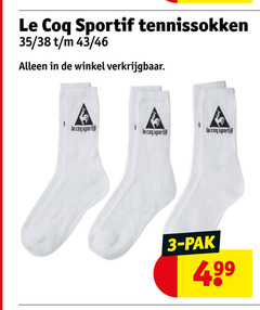 klik op dit plaatje voor een vergroting en voor vergelijkbare aanbiedingen gerelateerd aan
tennissokken 3 le coq sportif 35 46 pak tennissokken 3 le coq sportif 35 46 pak