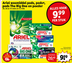 1 2 15 26 30 999 2649 ariel wasmiddel pods     the big one en poeder stuks 2.2 kilo elimination des taches lavage vlekverwijdering in was alles voor per stuk rapid dissolution meme a froid zelfs koud origin action detachante impeccable made france 3in1     i   i  e    i     avec technologie anti - reesidu met residu   deetachante colde gratis verzending bright colors 2x great for mixed loads stain   odour removal forget re wash proteege couleurs noires et fonceees prijsvoorbeeld   black protection ari adviesprijs hade 