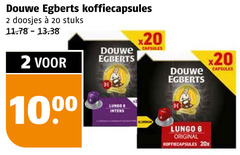  douwe egberts koffiecups 2 6 20 1000 koffiecapsules doosjes stuks capsules lungo original 20x 