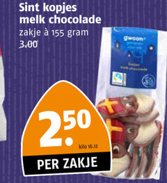  250 sint kopjes melk chocolade zakje kilo gwoon 