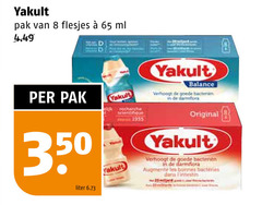  yakult drinkyoghurt 8 65 350 pak ml liter balance bacterien original bacterieen les 