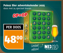  speciaalbieren 24 bier adventskalender doos bieren limited nix18 edition roken drinken 