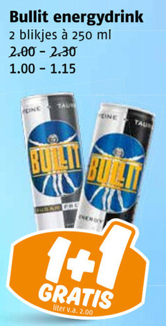  bullit energiedrank 1 2 250 energydrink blikjes ml one tau cher liter v.a. 