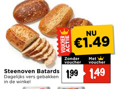  steenoven voucher dagelijks vers gebakken 