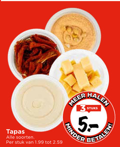  tapas stuks minder soorten stuk 
