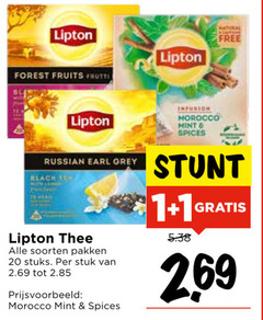  lipton thee 1 20 forest fruits frutti natural free infusion morocco mint spices russian earl grey soorten pakken stuks stuk 2 69 
