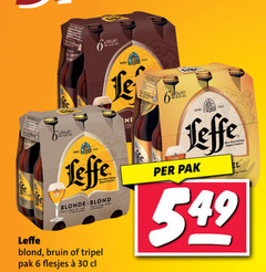  leffe speciaalbieren 6 30 fe anno blonde blond nuances bruin tripel pak 5 le belge 