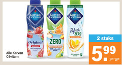  karvan cevitam limonadesiroop 2 30 100 suiker tam original aardbei natuurlijke zero multivruchten refresh sinaasappel gember stuks 5 99 