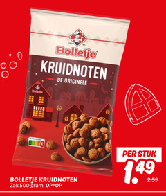  bolletje kruidnoten 500 score originele zak stuk 