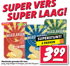  maaslander kaasplakken 2 10 super vers laag vegetarisch zacht ht karakter jong belegen westland familie beleg gesneden 50 kaas pak pakken 